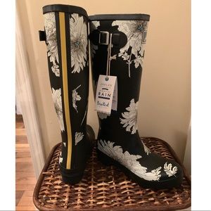 🥳SOLD🥳Joules Floral Wellies (Tall) Women’s 8